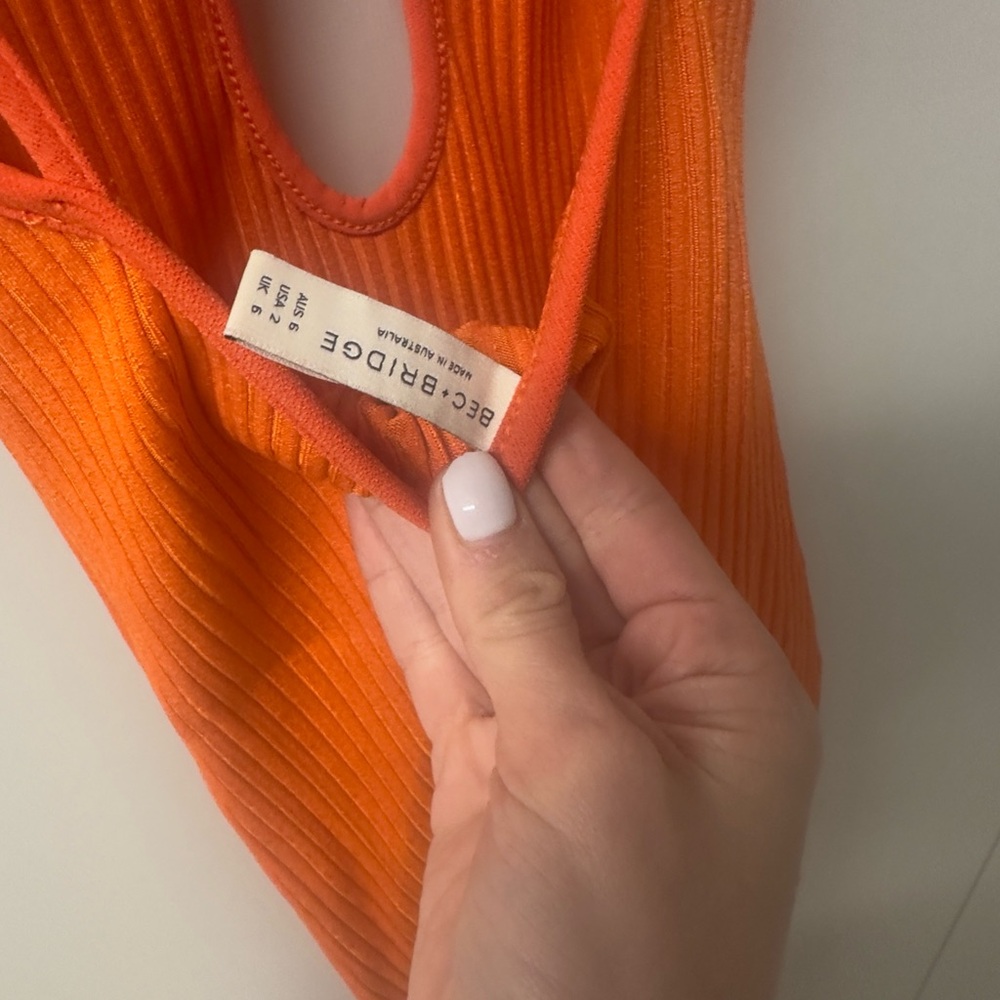 Bec + Bridge Ula MIDI dress in Chili - Picture 3 of 9